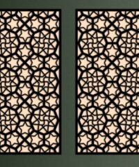 Design pattern screen panel