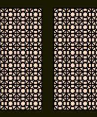 Design pattern screen panel