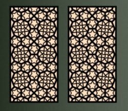Design pattern screen panel Design pattern screen panel