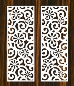 Design pattern screen panel Design pattern screen panel