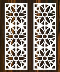 Design pattern screen panel