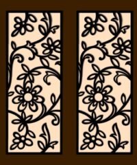 Design pattern screen panel