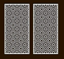 Design pattern screen panel Design pattern screen panel