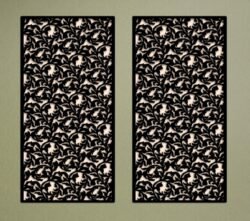 Design pattern screen panel Design pattern screen panel