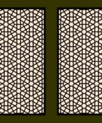 Design pattern screen panel