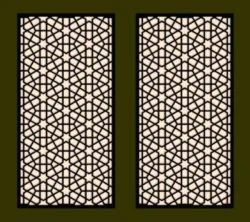Design pattern screen panel Design pattern screen panel