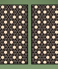 Design pattern screen panel
