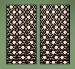 Design pattern screen panel Design pattern screen panel