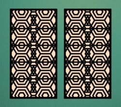 Design pattern screen panel Design pattern screen panel