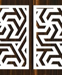 Design pattern screen panel
