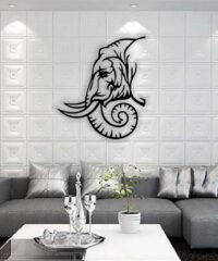 Elephant head wall decor