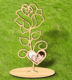 Rose photo frame Rose photo frame