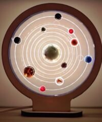 Solar system with glass marbles