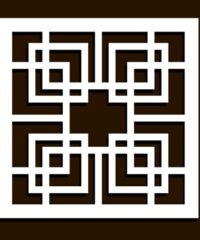 Square decoration