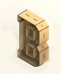 3D Letter B