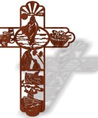 Cross with fish