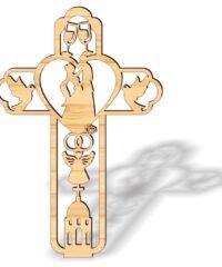 Cross with wedding