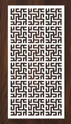 Design pattern screen panel Design pattern screen panel