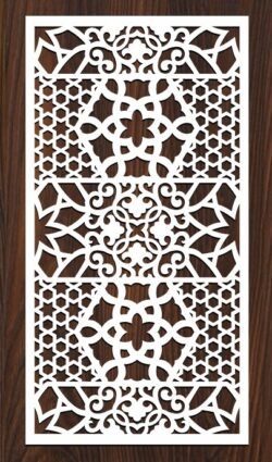 Design pattern screen panel Design pattern screen panel