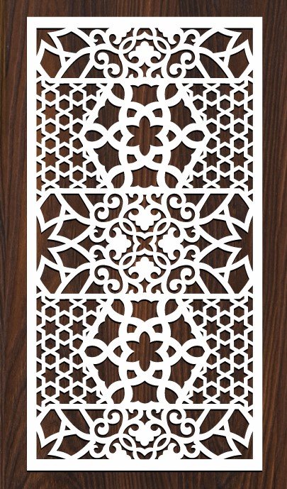Design pattern screen panel