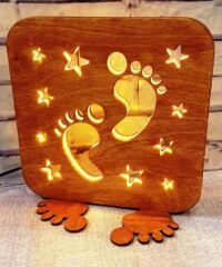 Footprint lamp
