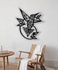 Hummingbirds fly wall decor