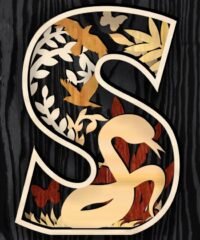 Multilayer letter S
