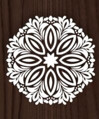 Round decor panel