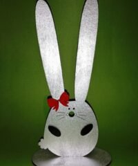 Rubber band hare stand