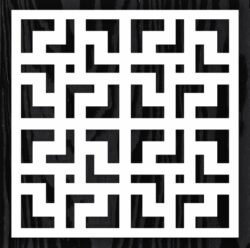 Square decoration Square decoration