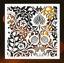 Floral Decor Pattern Square decoration