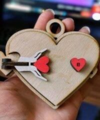 Valentine keychain
