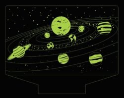 llusion led lamp Solar system