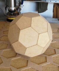 3D soccer ball