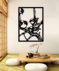 Birds on a branch wall decor