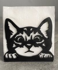 Cat napkin holder