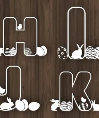 Easter Bunny Alphabet