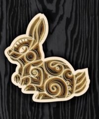 Layered rabbit