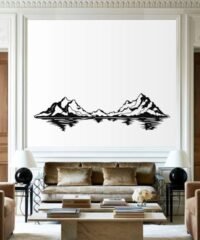 Mountain wall decor