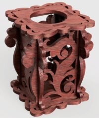 Unique wooden pencil box