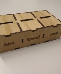 3-compartment cash box