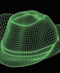 3D illusion led lamp hat