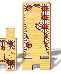Girl phone stand
