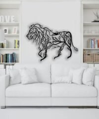Lion with tree