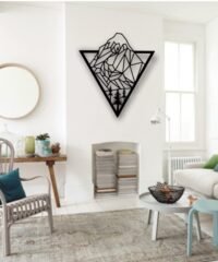Mountain wall decor
