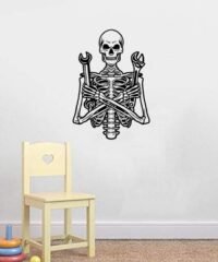 Skeleton wall decor