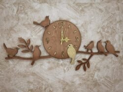 Birds On Branch Wall Clock Birds On Branch Wall Clock