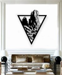 Mountain wall decor