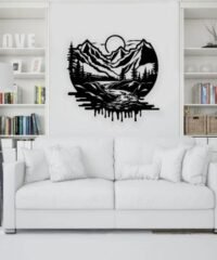 Mountain wall decor