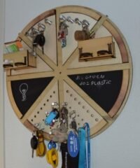 Pizza Wall Mounted Key Holder